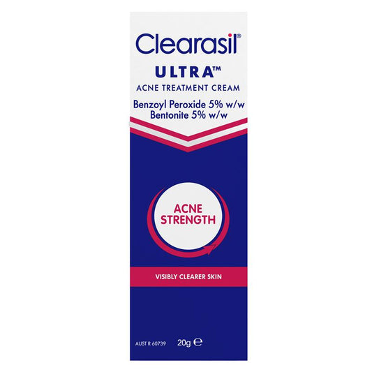 Clearasil Ultra Acne Treatment Cream 20g - Extra Strength for Clearer Skin-Auzzi Store