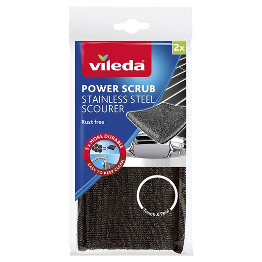 Vileda Power Scrub Scourer 2 Pack - Superior Cleaning Power-Auzzi Store