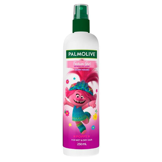 Palmolive Fashion Girl Detangling Spray Rose Kisses 250mL - Tangle-Free Hair Solution - Auzzistore