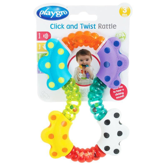 Playgro Click and Twist Rattle - Fun for Little Hands-Auzzi Store