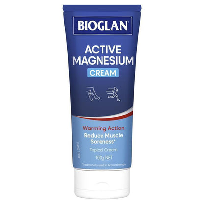 Bioglan Active Magnesium Cream 100g - Natural Muscle Relief - Auzzi Store