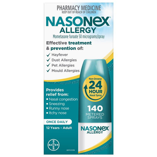 Nasonex Allergy Non-Drowsy Nasal Spray - 140 Sprays-Auzzi Store