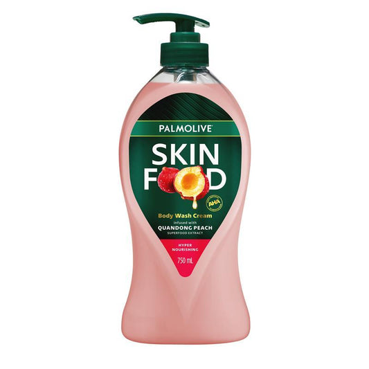 Palmolive Skin Food Body Wash Cream with Quandong Peach 750ml-Auzzi Store