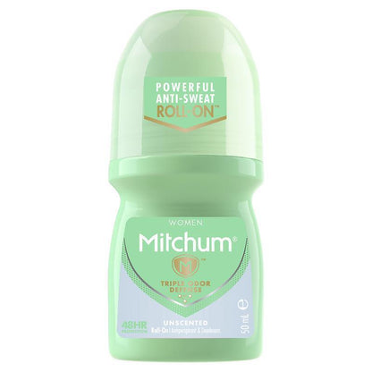 Mitchum Women's Unscented Anti-Perspirant Deodorant Roll-On 50ml
