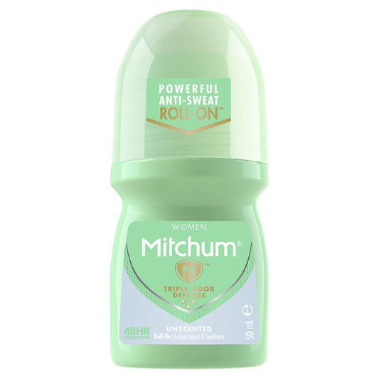 Mitchum Women's Unscented Anti-Perspirant Deodorant Roll-On 50ml