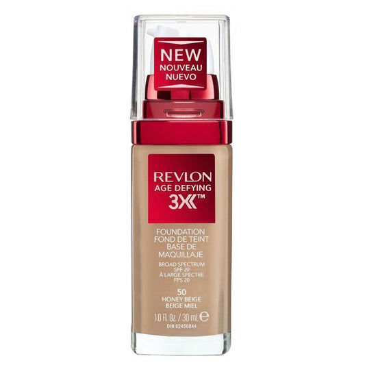 Revlon Age Defying 3X Foundation - Honey Beige 30mL with SPF 20-Auzzi Store
