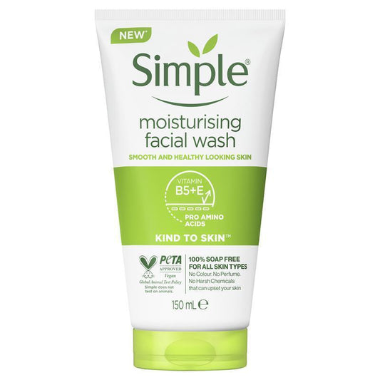 Simple Kind To Skin Moisturising Facial Wash - 150ml-Auzzi Store