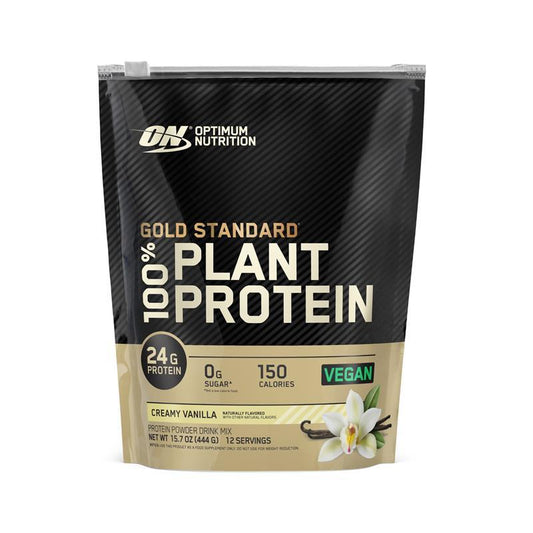 Optimum Nutrition Gold Standard 100% Plant Protein Vanilla 444g - High-Quality Plant-Based Protein