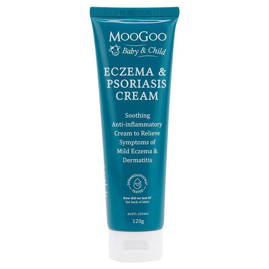 MooGoo Baby & Child Eczema and Psoriasis Cream 120g - Soothing Relief