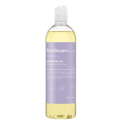 Freshwater Farm Lavender Oil Body Wash 500ml – Natural & Hydrating, Australian Made