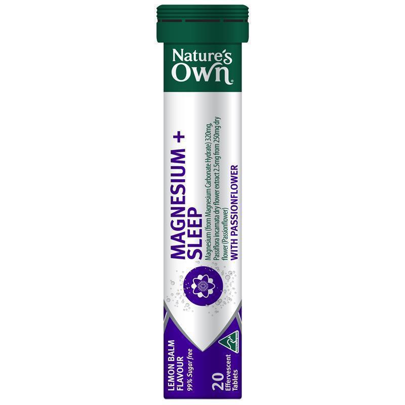 Nature's Own Magnesium + Passionflower Sleep Effervescent Tablets - 20