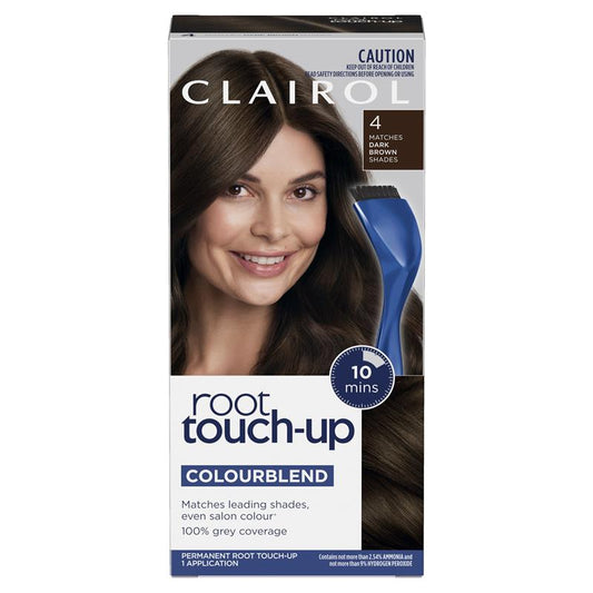 Clairol Nice N Easy Root Touch Up Permanent Hair Colour - Dark Brown 173g-Auzzi Store