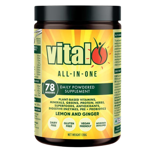 Vital All-In-One Lemon & Ginger Detox Powder 120g