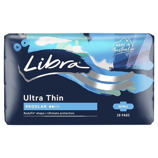 Libra Ultra Thins Pads with Wings Regular - 20 Pack-Auzzi Store