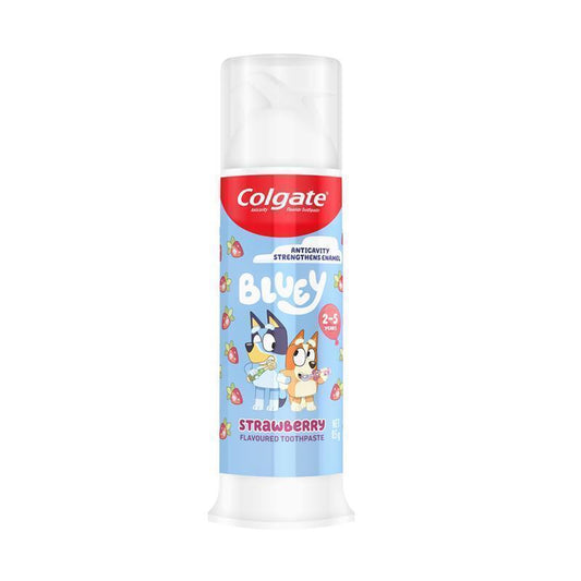 Colgate Kids Bluey Strawberry Pump Toothpaste 85g-Auzzi Store
