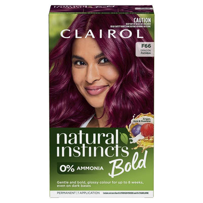 Clairol Natural Instincts Bold Fuchsia Permanent Hair Colour - 180g