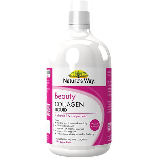 Nature's Way Beauty Collagen Liquid 500ml - Sugar-Free Apple Flavor-Auzzi Store