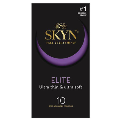 SKYN Elite Ultra Thin Non-Latex Condoms, 10 Pack
