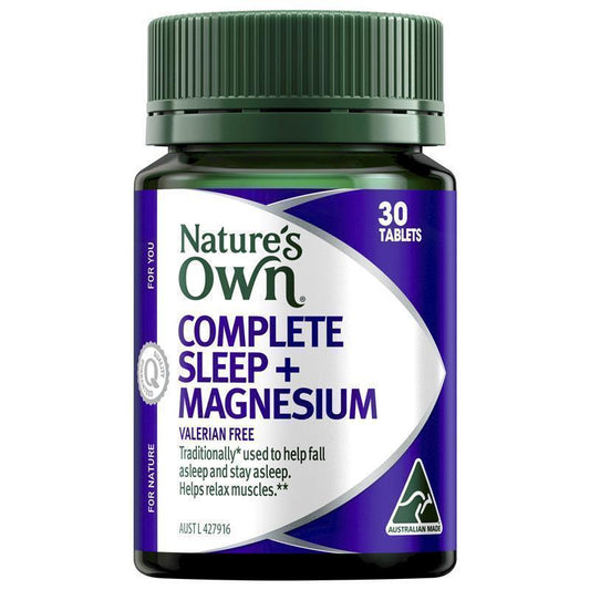 Nature's Own Complete Sleep + Magnesium 30 Tablets - Stress Relief Formula