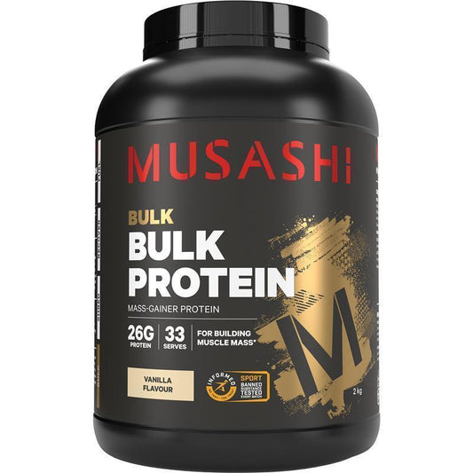 Musashi Bulk Protein Vanilla - 2kg - Auzzistore