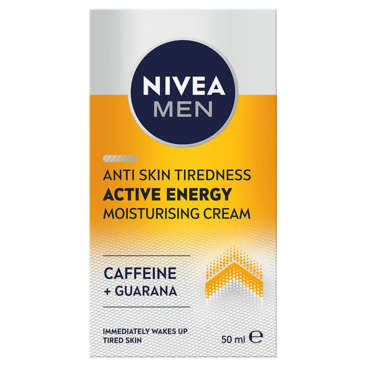 NIVEA MEN Active Energy Face Moisturiser Cream 50ml - Revitalize Your Skin-Auzzi Store