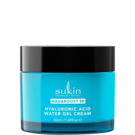 Sukin Aquaboost 3D Hyaluronic Acid Water Gel Cream 50ml - 24-Hour Hydration