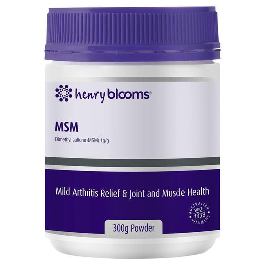 Henry Blooms MSM Powder 300g - Natural Joint & Muscle Support-Auzzi Store