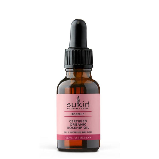 Sukin Certified Organic Rose Hip Oil 25ml for Skin Nourishment-Auzzi Store