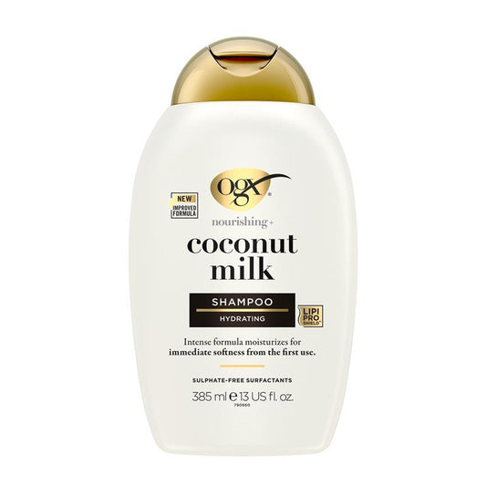 OGX Nourishing + Hydrating Coconut Milk Shampoo for Dry Hair - 385mL - Auzzistore
