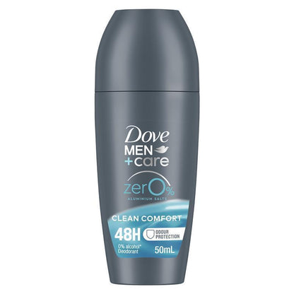 Dove Men+Care Aluminium-Free Deodorant Roll-On Clean Comfort 50ml
