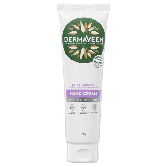 DermaVeen Extra Hydration Hand Cream 100g-Auzzi Store