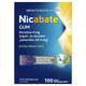 Nicabate Gum 4mg Extra Fresh 100 Pieces - Effective Smoking Cessation Aid – view 2 - Auzzistore