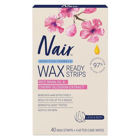 Nair Sensitive Large Wax Strips - 40 Strips - Auzzi Store