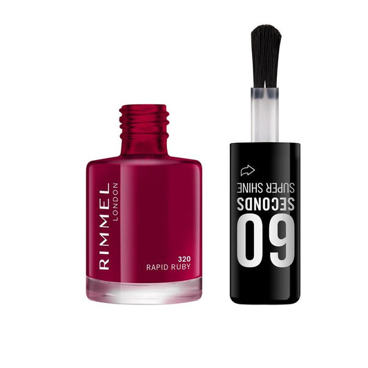 Rimmel 60 Seconds Nail Polish Rapid Ruby – view 2 - Auzzistore
