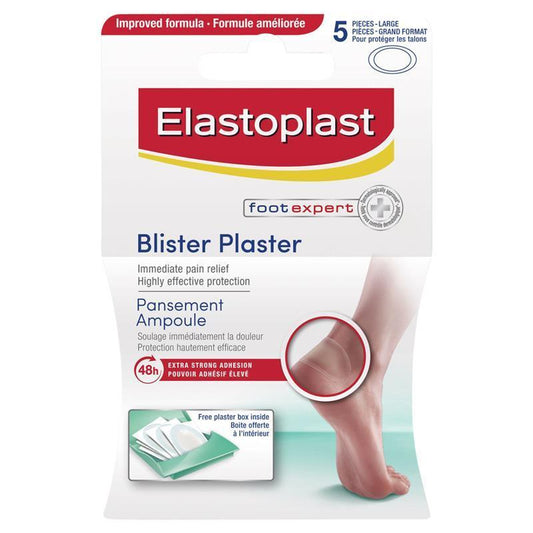 Elastoplast Foot Care Blister Plasters 5 Large - Maximum Relief-Auzzi Store