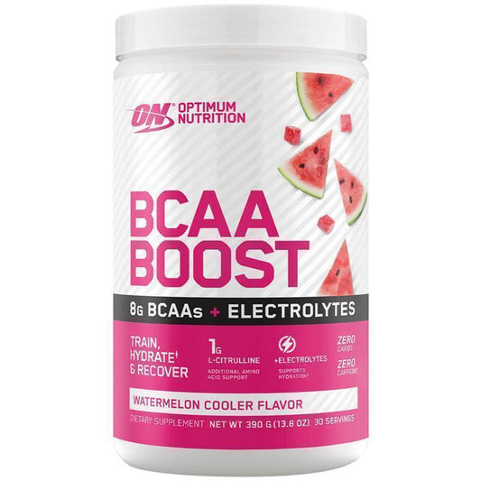 Optimum Nutrition BCAA Boost Watermelon 390g - Essential Amino Acids for Muscle Recovery