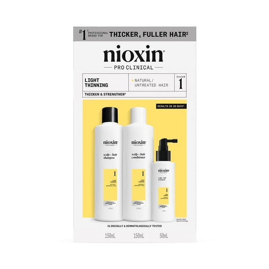 Nioxin Scalp + Hair Thickening System 1 Trial Kit - 150+150+50mL - Auzzi Store