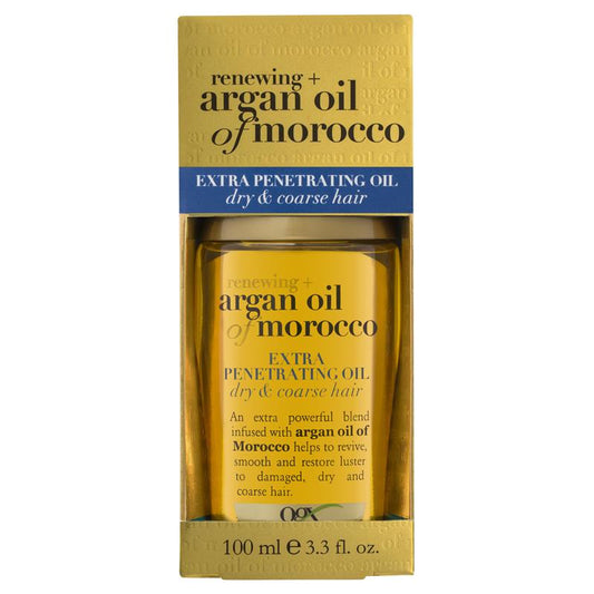 OGX Renewing Moroccan Argan Oil Extra Strength Penetrating Oil 100ml - Revitalize Your Hair - Auzzi Store