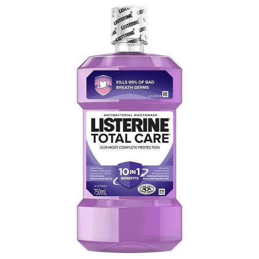Listerine Total Care Mouthwash 750ml - Complete Oral Protection