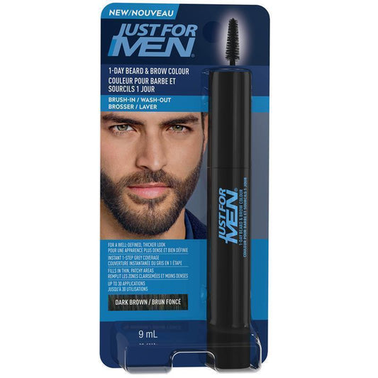 Just For Men Beard & Brow Gel - Dark Brown (Dye-Free)