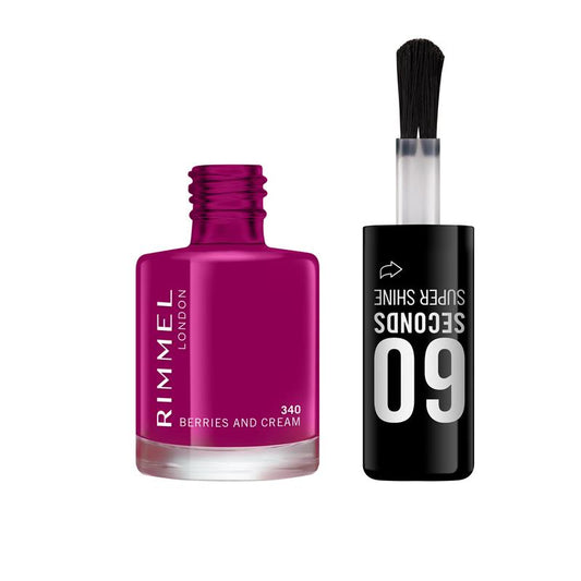 Rimmel 60 Seconds Nail Polish Super Shine Berries & Cream – view 2 - Auzzistore