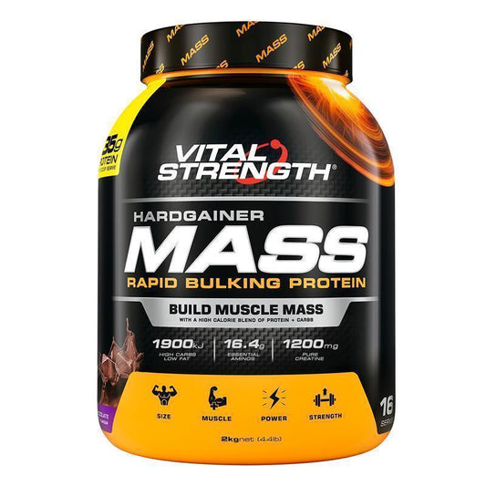 Vital Strength Hardgainer Mass Rapid Building Protein - Chocolate Blast 2kg - Auzzi Store