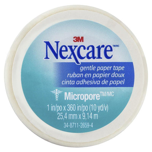 Nexcare Micropore Gentle Paper Tape - 25.4mm x 9.14m-Auzzi Store