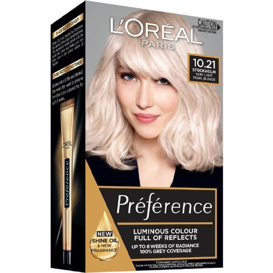 L'Oreal Paris Preference Stockholm 10.21 - Very Very Light Pearl Blonde-Auzzi Store