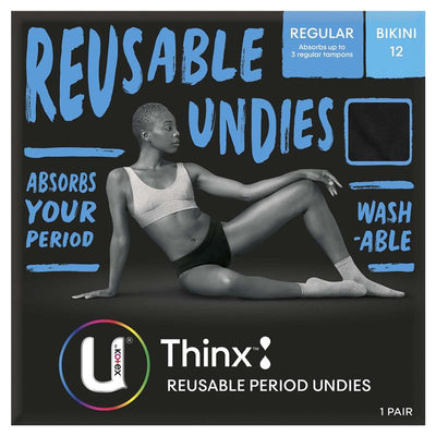 U By Kotex Bikini Regular Size 12 - Reliable Reusable Period Undies