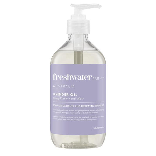 Freshwater Farm Lavender Oil Hand Wash 500ml - Gentle Cleansing & Hydration