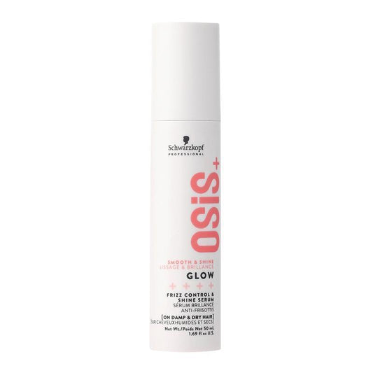 Schwarzkopf Osis+ Glow Frizz Control & Shine Serum 50ml - Smooth & Shiny Hair