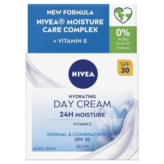 NIVEA Daily Essentials Hydrating Face Moisturiser SPF30 50ml - Refreshing Daily Hydration-Auzzi Store