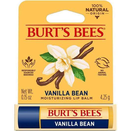 Burt's Bees Lip Balm Vanilla Bean 4.25g - Natural Moisturizer-Auzzi Store