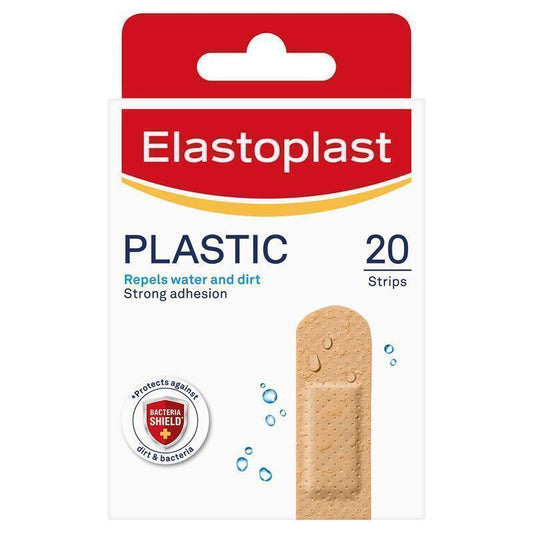 Elastoplast Plastic Strips - 20 Count for Effective Wound Care-Auzzi Store